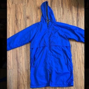 Royal blue sport parka